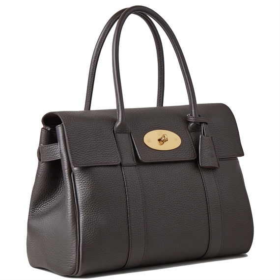 Mulberry Bayswater Ebony Heavy Grain 